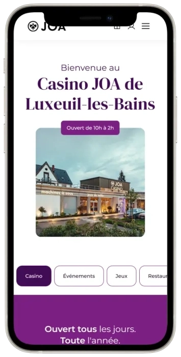 Application Casino Joa Luxeuil